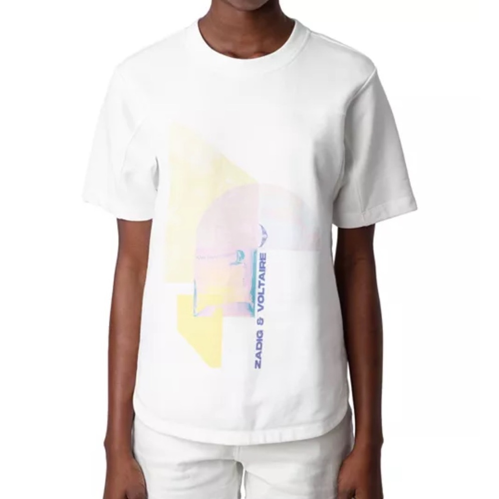 Zadig & Voltaire White Graphic T-Shirt NWT